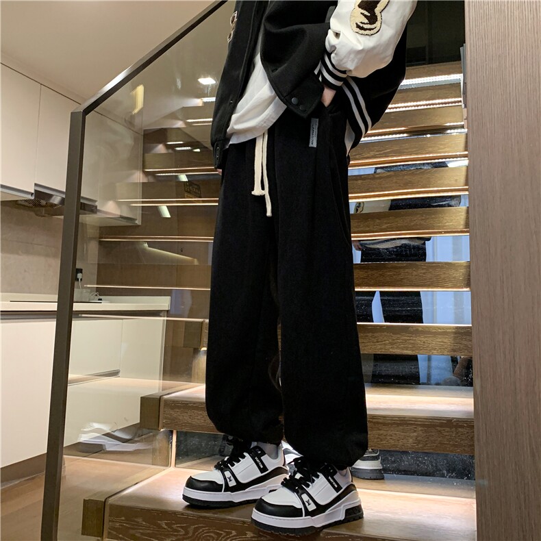 特价P23！！！雪尼尔羊羔绒加厚加绒卫裤欧棉绒大码运动裤男K945,男装休闲裤,电商D206-1