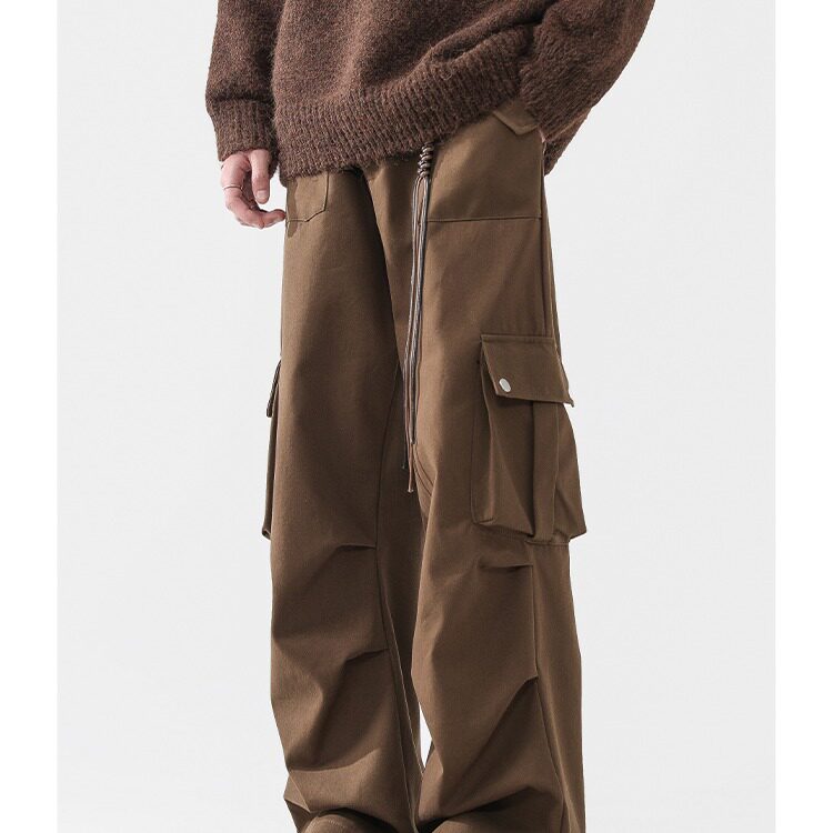 1506-1/KWK811/P58美式高街多口袋工装裤男阔腿垂感休闲长裤潮牌，男装工装外套，星座1506-1