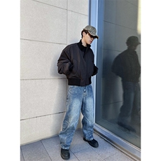 时尚潮流日系ins流行百搭飞行员夹克棉服男秋冬款外套M2923，男装夹克，星座1116A（原606A-3）
