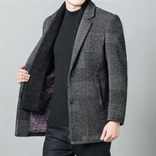 男士中年针织衫时尚潮流新款2023秋冬季商务休闲男装纯色上衣外套，男装针织衫/毛衣，电商B212（原钱塘6029）