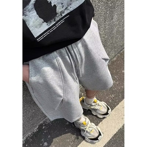 夏季小众拼接运动休闲短裤男士宽松轻奢简约五分中裤衩XD1123图片