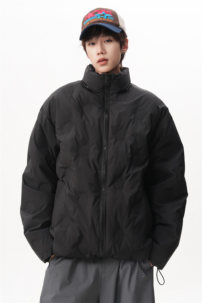 现货高品质压花90绒羽绒服潮流简约休闲百搭225-2-Y205-P255,男装羽绒服,星座225-2