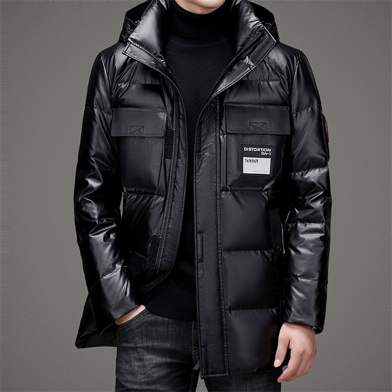 冬季男士连帽羽绒服中青年男装宽松90%白鸭绒保暖外套ZL7797-P315，男装羽绒服，星座1105-3