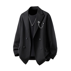 西服送胸针96%绦纶4%氨纶M-5XL大码XF78145P85控139西裤78151P45，男装西服，星座227-7