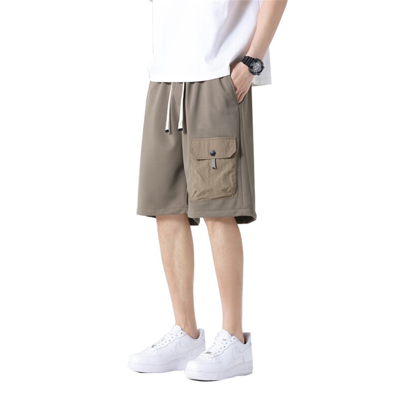 夏季新品休闲短裤男薄款贴袋设计中裤五分裤男士2383/P32M-8XL,男装牛仔裤,星座1204