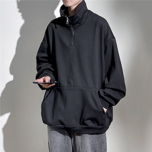 360克重磅冲锋衣内胆POLO衫大码M-5XL高领卫衣男WY77077P65控88图片