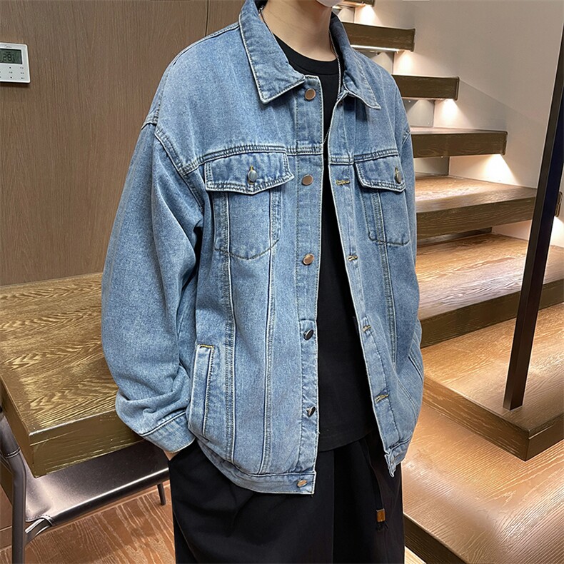 F168-P42港风潮牌ins牛仔外套男春季新款宽松个性工装夹克现货,男装夹克,星座512-6