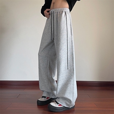 宽松大码阔腿休闲运动卫裤K1124P47，男装休闲裤，电商D325