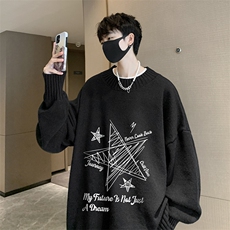 半高领毛衣男大码胖子针织衫毛线衣M18456-P45加绒款-P65，男装针织衫/毛衣，电商A040