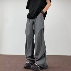 1506A/GC010/P29速干男宽松阔腿纯色直筒休闲裤，男装休闲裤，星座1506A