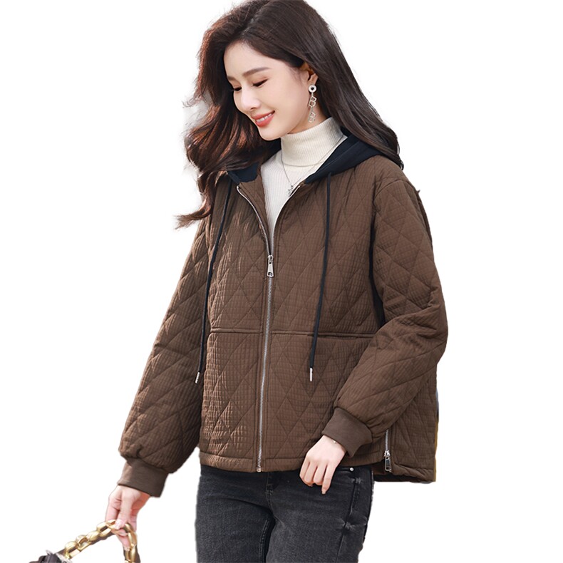 连帽宽松加棉加厚棉衣女加厚冬季棉服女外套,女装棉衣/棉服,3200格调