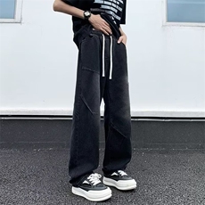1506-1/KG6311/P422026新款潮牌宽松复古水洗阔腿美式高街拖地，男装休闲裤，星座1506-1