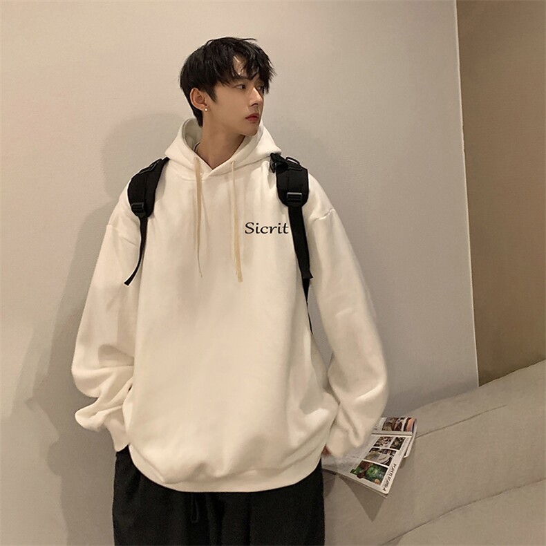 纯棉连帽卫衣男大码运动帽衫宽松薄WY2098-P35,男装卫衣,电商A040