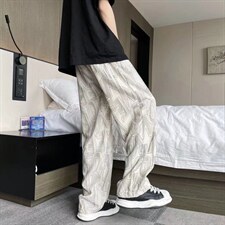 2022夏季垂坠感阔腿裤直筒男西裤Z92P32，男装休闲裤，星座1116-2