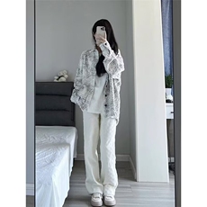 C400-P55情粗纺复合小香风外套潮流原宿文艺时尚慵懒日系百搭，女装短外套，电商B323A