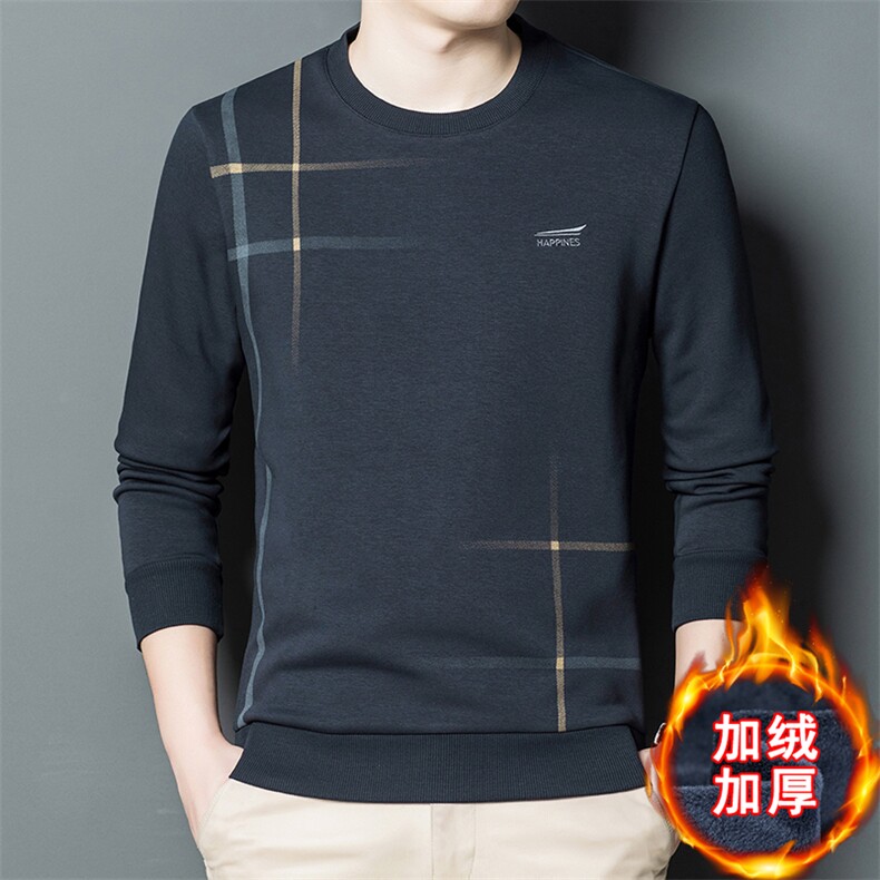 CB-C9175718冬季新款2023年男士休闲圆领卫衣长袖套头加绒外套P79,男装卫衣,电商B360