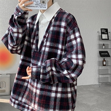 现货WY10076-P60控88秋季新款抖音高品质时尚百搭假两件卫衣，男装卫衣，电商A059