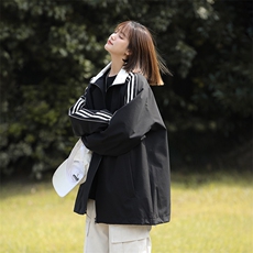 815A-JK96022-P62特2025秋季三杠外套秋装休闲夹克女中性，男装夹克，星座815A