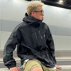 1506/QW1290/P44秋装新款现货多拉链冲锋衣男夹克潮外套津冲锋衣，男装夹克，星座1506