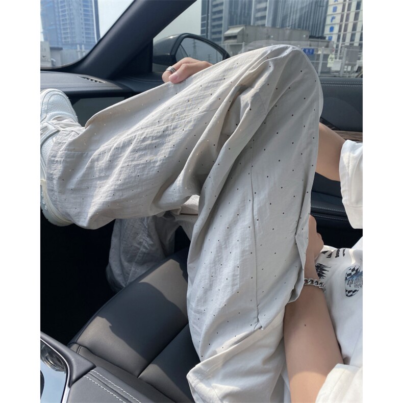 夏季新款潮流透气冰丝气孔百搭宽松休闲裤B315-K24208-特p30控58,男装休闲裤,电商B315