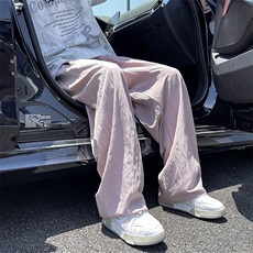 日系山本裤男夏季潮牌刺绣设计感防晒休闲裤高街凉感百搭抽绳长裤，男装休闲裤，星座505-2（原电商A260-1)