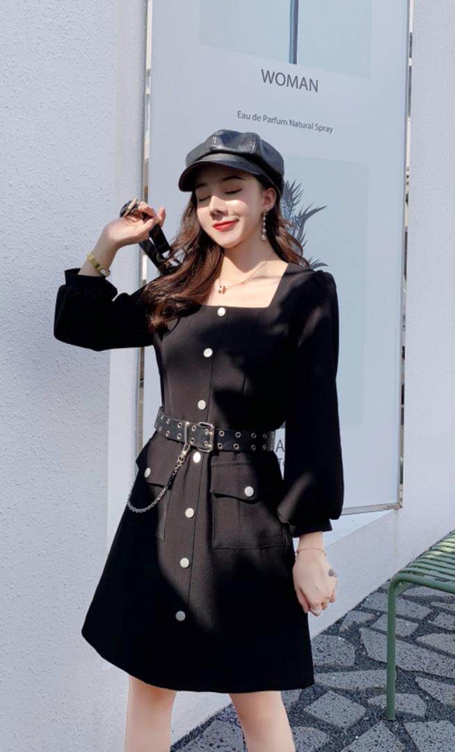 秋装新款连衣裙，女装连衣裙，有声有色