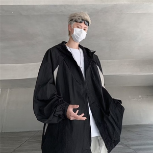 冲孔真抽绳防晒休闲夹克上衣外套 W9313图片