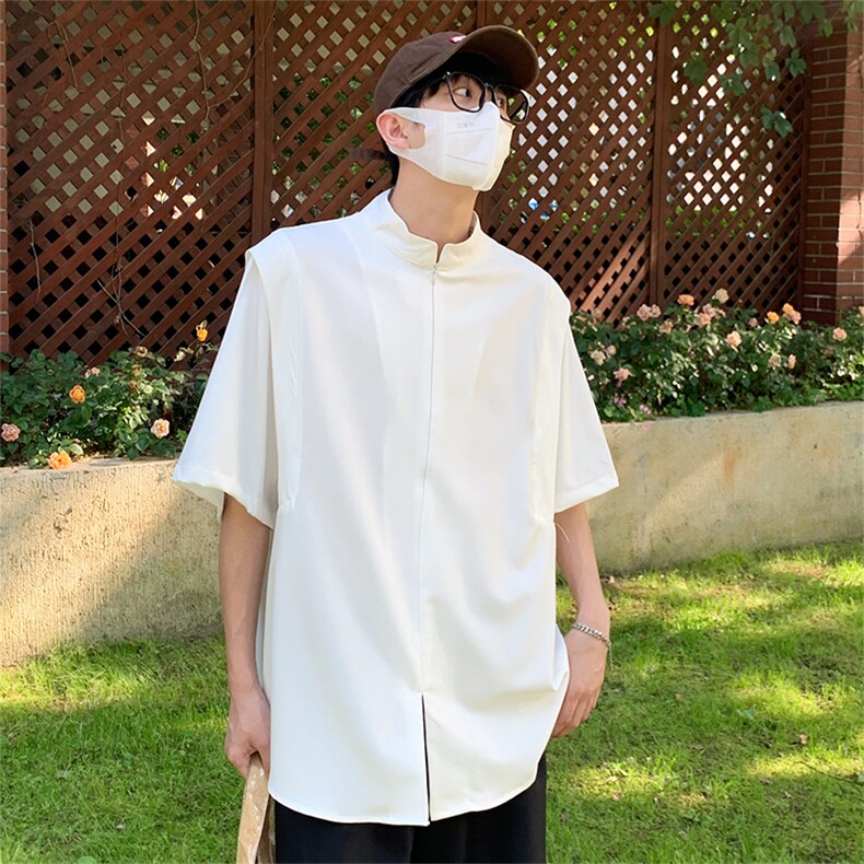 特P47无差价新款夏季时尚潮流百搭衬衫-HC2258港风,男装衬衫,电商A003