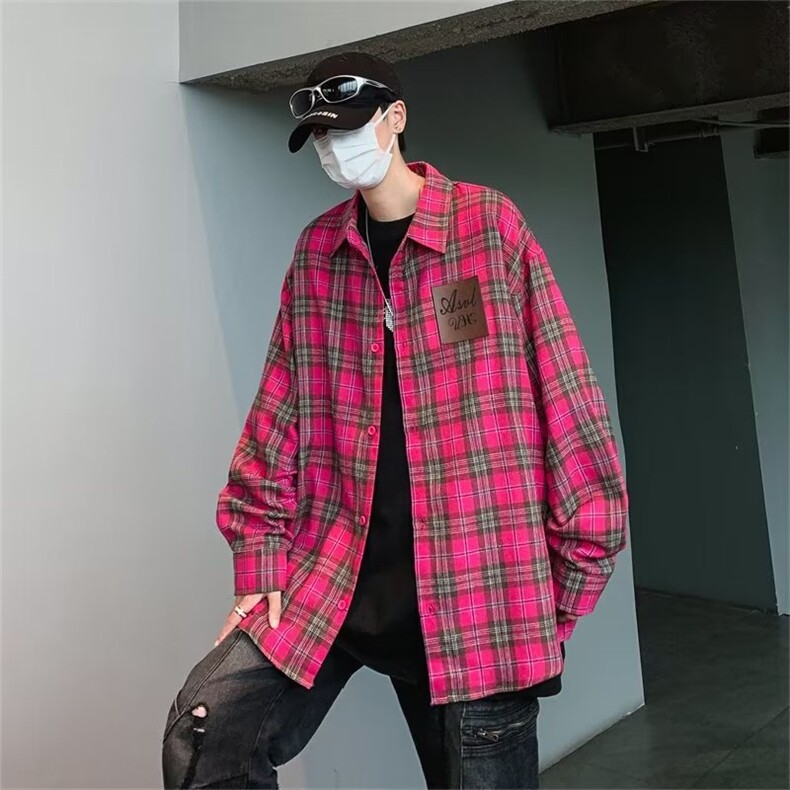 新款衬衫潮流慵懒男方领宽松型衬衫ZC32P35,男装衬衫,星座1116-2