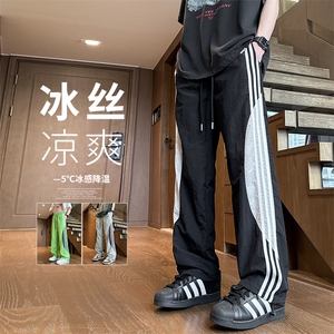 2024 夏季新款 内景大码织带撞色冰丝裤M-5X HK24609-特P30图片