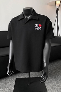 ！2025夏季新款男士重磅曼巴棉短袖T恤POLO衫T2573特P28图片