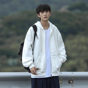 新款男百搭连帽纯色CITYBOY风针织外套WT3412-P50控78图片