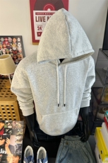 重磅光板连帽卫衣加绒保暖W4690JR（加绒）特P39/常规W4690特P32，男装棉衣，电商A007