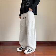 CK2515-特P40控78休闲裤男美式复古宽松直筒阔腿裤55棉45聚酯，男装休闲裤，电商B370