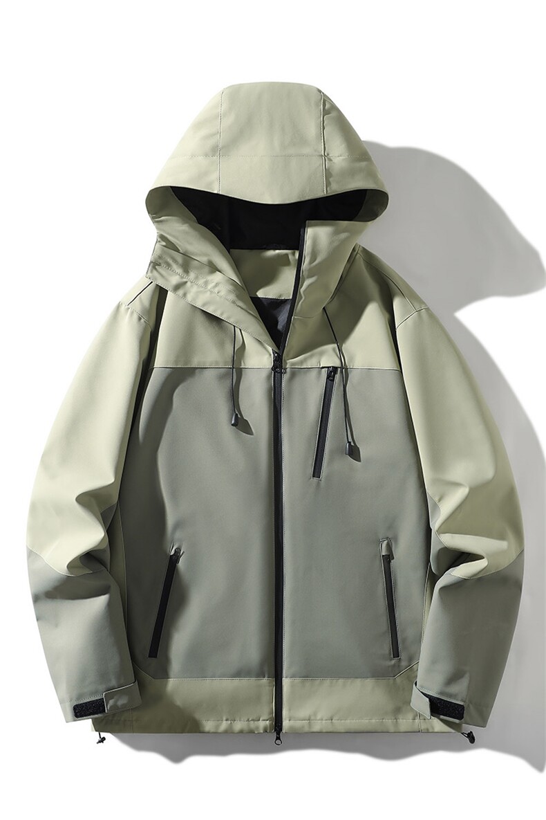 新款男女高品质户外登山服青少年学生冲锋衣夹克外套HS6607,男装夹克,星座1206（原A206）