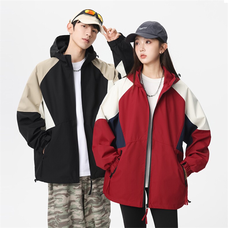 2025户外登山旅行冲锋衣男女外套美式情侣夹克潮A155-QSJK04-TP94,男装夹克,电商A155