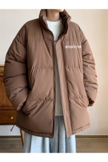 棉衣男冬季新款港风宽松立领羽绒棉加厚棉服MF600-P58(现货，男装棉衣，星座214-3