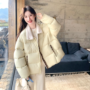 新款!现货!90白鸭绒羊羔毛领羽绒服6928-P315-K478图片