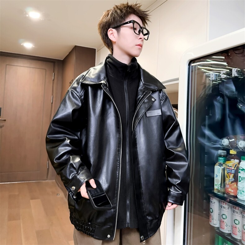 三合一加绒加厚皮棉衣男士贴标棉服棉袄翻领潮A266-PYT0061-P115图片
