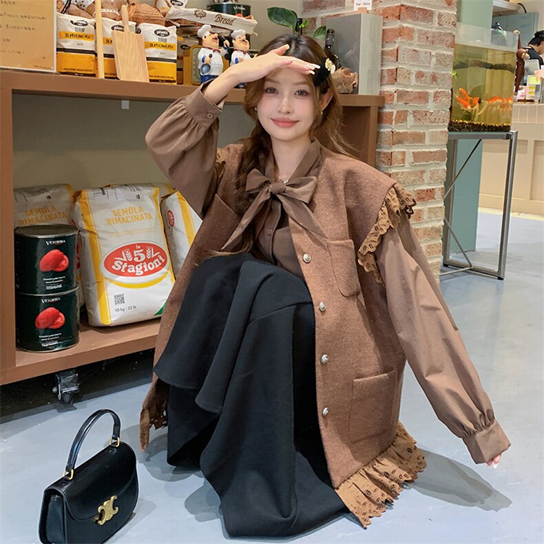 2025秋季新款韩系小香马甲2C057-9920-P150-K218,女装马甲,2C057