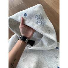 美式加厚刺绣连帽卫衣男女秋冬季新款帽衫宽松上衣AW10，男装卫衣，星座516A