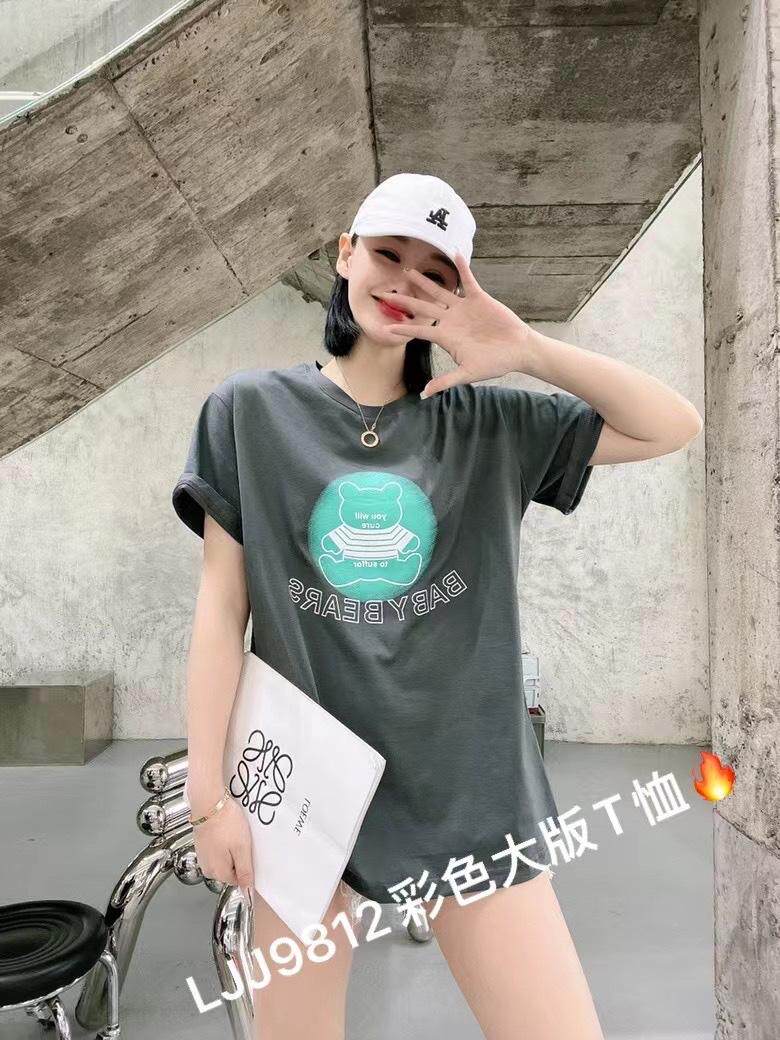 夏季新款短袖T恤，女装T恤，靓晶晶