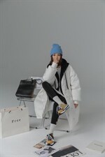 (现货)2021订单款带帽两用长羽绒，其它，墨写