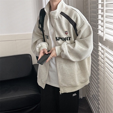 现货新款刺绣立领夹克外套男潮牌时尚休闲上衣A351-AW2518-P110，男装夹克，电商A351