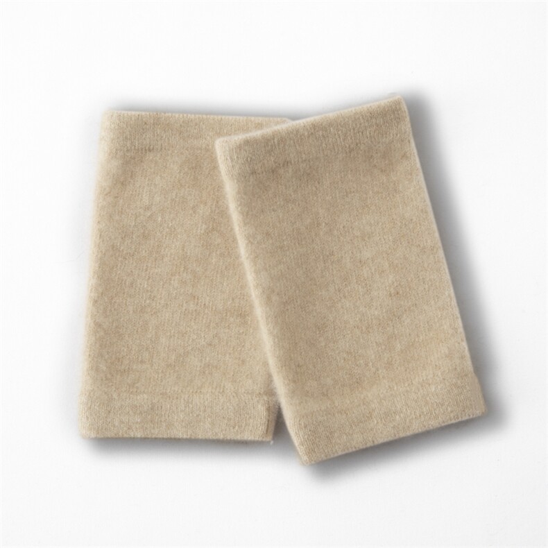 2025年秋季新款百搭女士双股加厚保暖护腕，手套，窄众羊绒