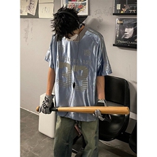 美式冰球服jerseyfit球衣缎面透气短袖T恤男宽松上衣T159，男装T恤，星座1116A（原606A-3）