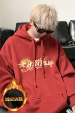 主推款可持续提供视频抖音加绒连帽卫衣D223A-JR-WY23119-特P40，男装卫衣，电商019-1