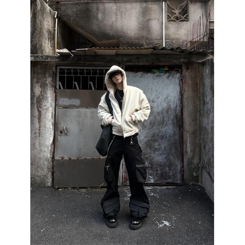 哈灵顿重磅工装夹克男秋冬季座山雕棉衣外套cleanfit美式加绒棉服,男装夹克,星座1007（原301D）