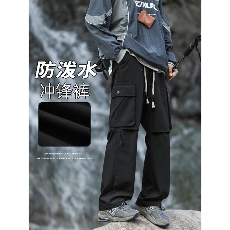 美式高街工装裤男款防风防水户外登山冲锋裤休闲裤子K720-特批-39,男装休闲裤,星座718-1
