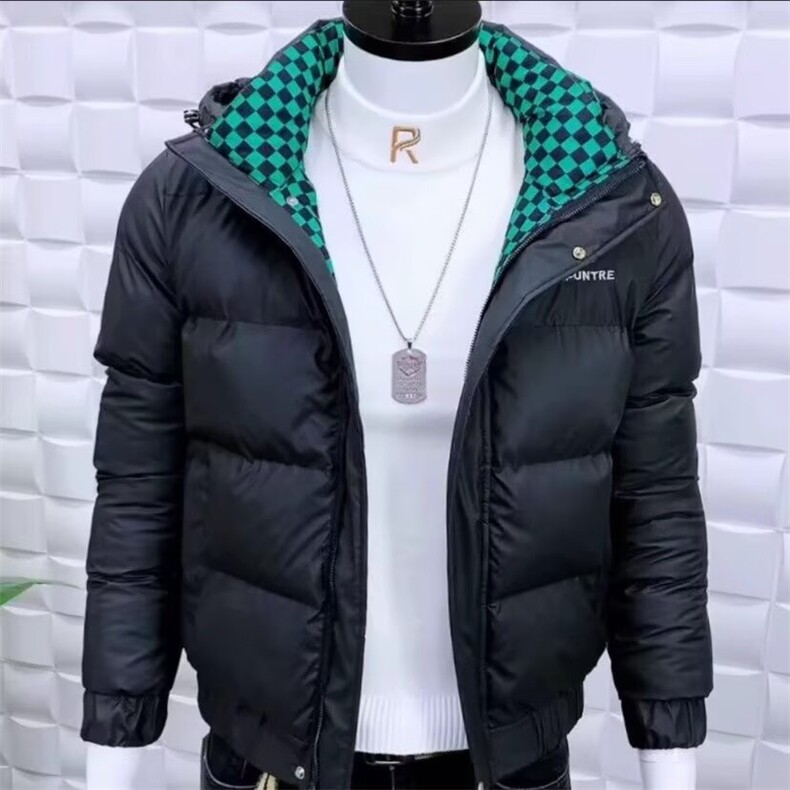 棉服男款冬季新款连帽棉衣棉袄保暖面包服外套夹棉夹克图片